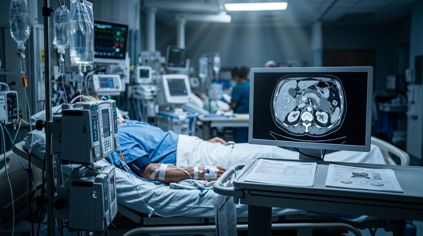 IV fluid resuscitation with lipase results and pancreatic CT in acute pancreatitis