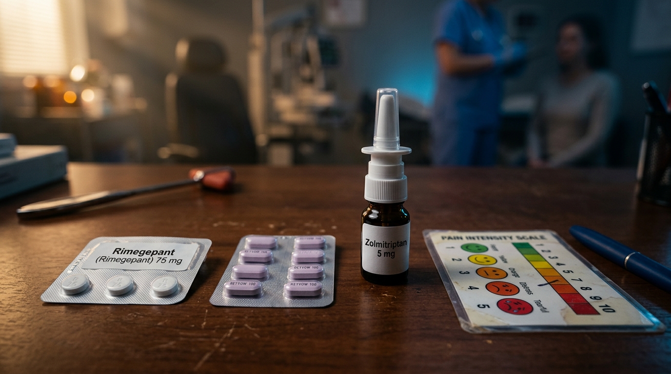 Migraine treatments compared: gepant tablets, lasmiditan, and triptan spray